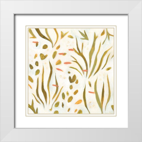 Saltwater Reverie I White Modern Wood Framed Art Print with Double Matting by Scarvey, Emma