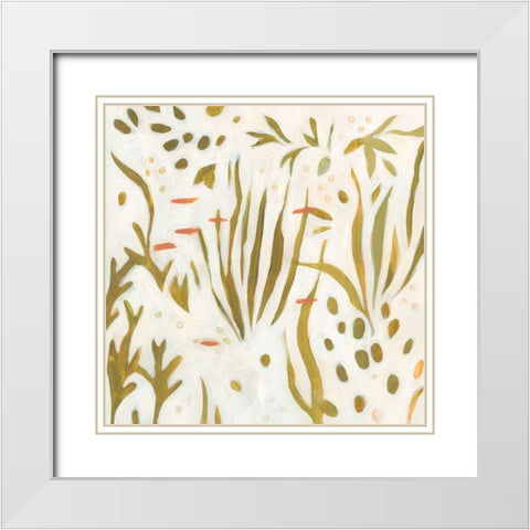 Saltwater Reverie II White Modern Wood Framed Art Print with Double Matting by Scarvey, Emma