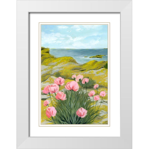 Cliffside I White Modern Wood Framed Art Print with Double Matting by Popp, Grace
