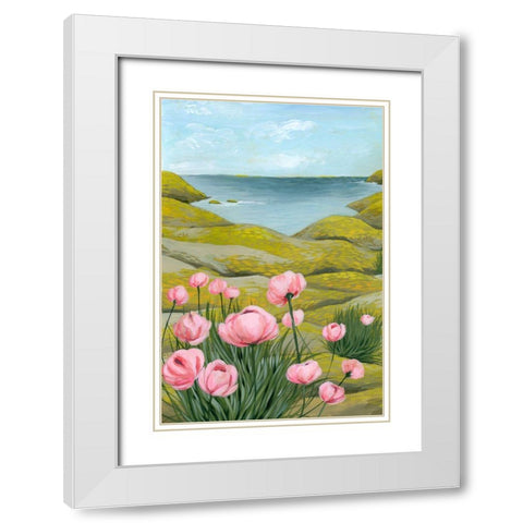 Cliffside II White Modern Wood Framed Art Print with Double Matting by Popp, Grace