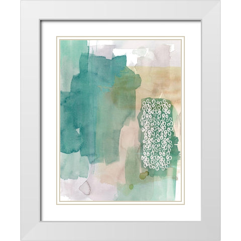 Keepsake II White Modern Wood Framed Art Print with Double Matting by Popp, Grace