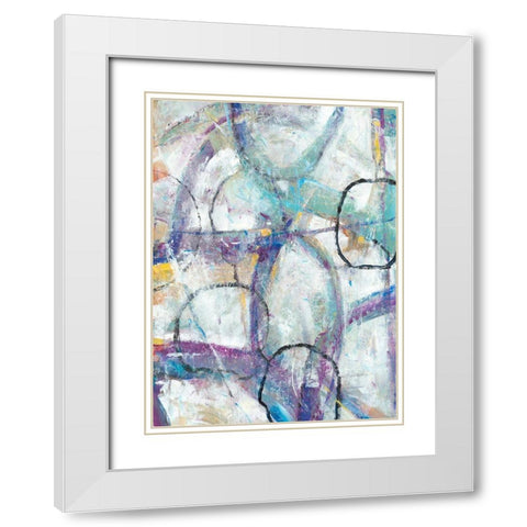 Escape I White Modern Wood Framed Art Print with Double Matting by OToole, Tim