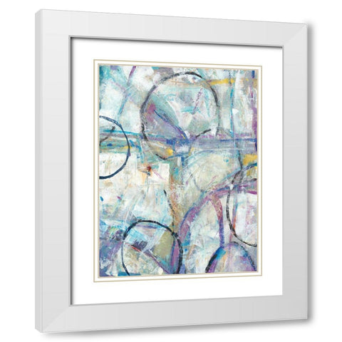 Escape II White Modern Wood Framed Art Print with Double Matting by OToole, Tim