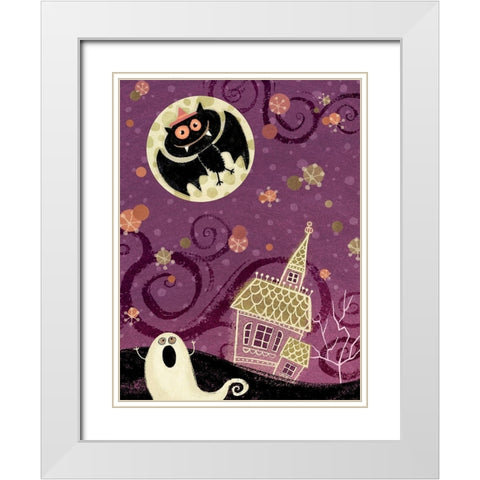 EEK II White Modern Wood Framed Art Print with Double Matting by Eisner, Viv