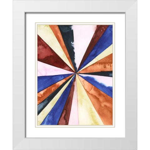 Desert Layers III White Modern Wood Framed Art Print with Double Matting by Popp, Grace