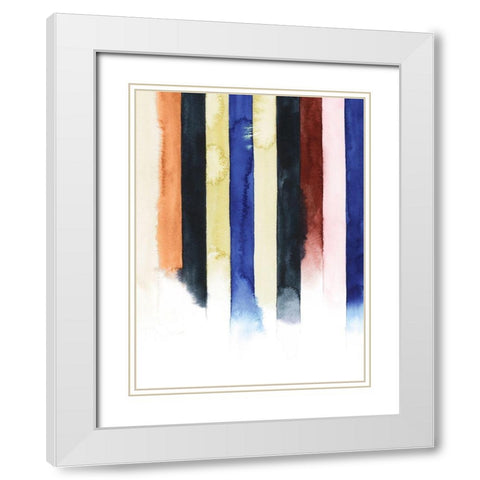 Desert Layers IV White Modern Wood Framed Art Print with Double Matting by Popp, Grace