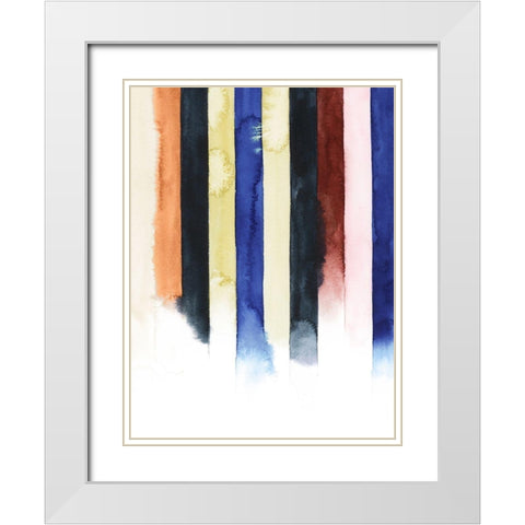 Desert Layers IV White Modern Wood Framed Art Print with Double Matting by Popp, Grace