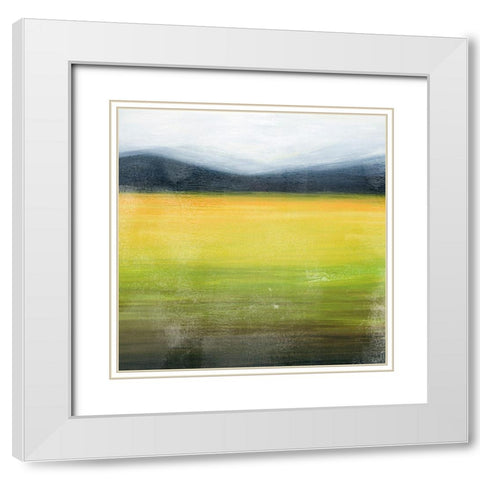 Distorted Drive I White Modern Wood Framed Art Print with Double Matting by Popp, Grace