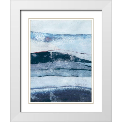 Opalite Pasture I White Modern Wood Framed Art Print with Double Matting by Popp, Grace