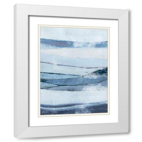 Opalite Pasture II White Modern Wood Framed Art Print with Double Matting by Popp, Grace