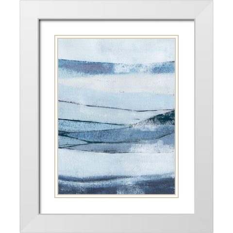 Opalite Pasture II White Modern Wood Framed Art Print with Double Matting by Popp, Grace