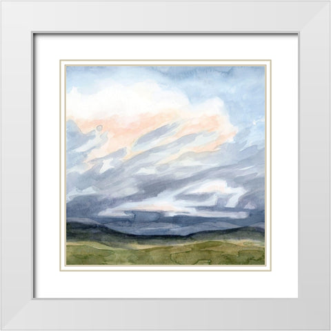 Windswept Horizon II White Modern Wood Framed Art Print with Double Matting by Popp, Grace