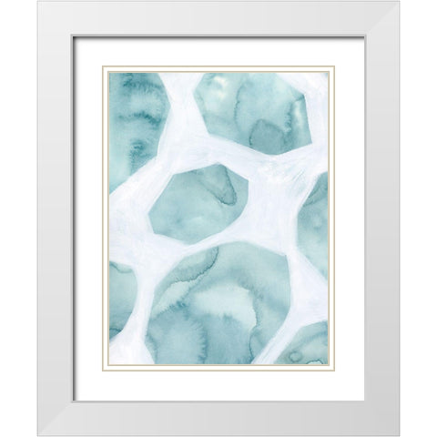 Stone Sliver I White Modern Wood Framed Art Print with Double Matting by Popp, Grace