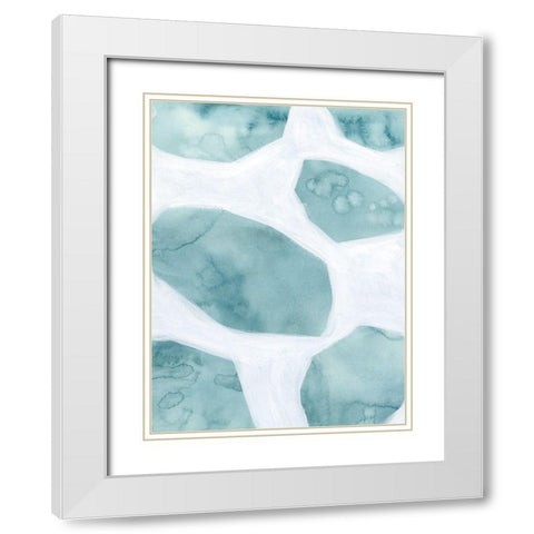 Stone Sliver II White Modern Wood Framed Art Print with Double Matting by Popp, Grace