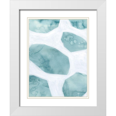 Stone Sliver II White Modern Wood Framed Art Print with Double Matting by Popp, Grace