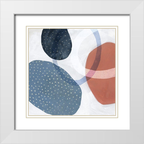 In Orbit I White Modern Wood Framed Art Print with Double Matting by Scarvey, Emma