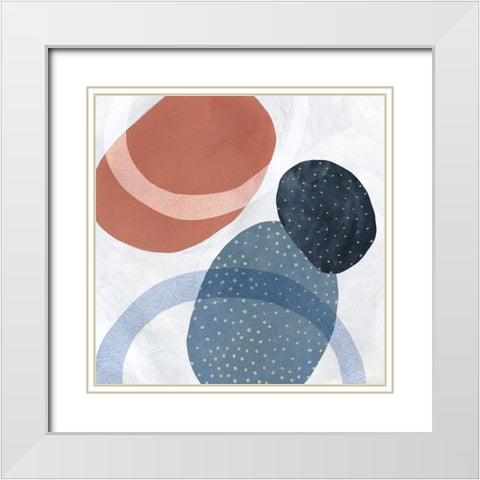 In Orbit II White Modern Wood Framed Art Print with Double Matting by Scarvey, Emma