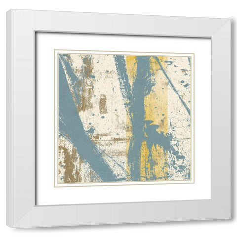 Path Ways III White Modern Wood Framed Art Print with Double Matting by Saunders, Alonzo
