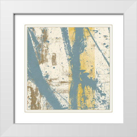 Path Ways III White Modern Wood Framed Art Print with Double Matting by Saunders, Alonzo