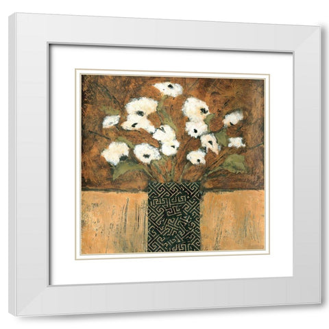 Instant Joy I White Modern Wood Framed Art Print with Double Matting by Bagnato, Judi
