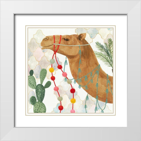 Meet me in Marrakech IV White Modern Wood Framed Art Print with Double Matting by Borges, Victoria