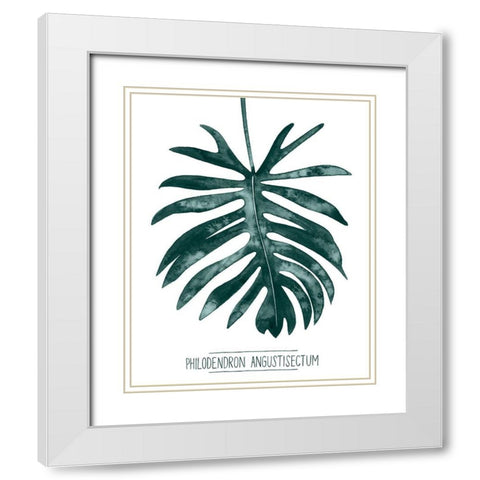 Gemstone Tropicale I White Modern Wood Framed Art Print with Double Matting by Popp, Grace