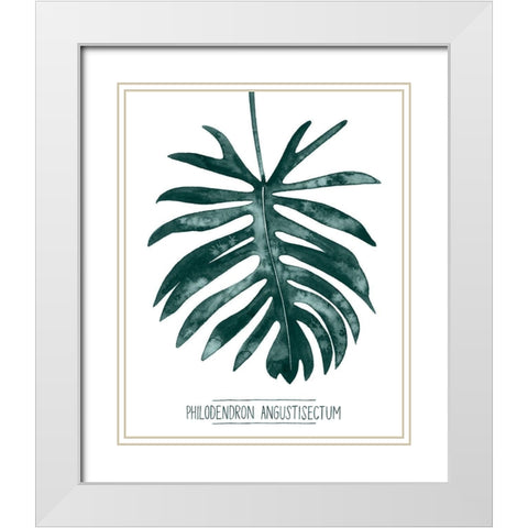 Gemstone Tropicale I White Modern Wood Framed Art Print with Double Matting by Popp, Grace