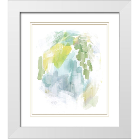 Abstract Reef I White Modern Wood Framed Art Print with Double Matting by Popp, Grace