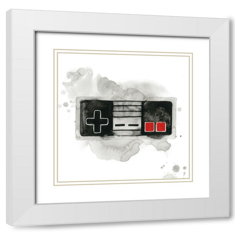 Gamer I White Modern Wood Framed Art Print with Double Matting by Popp, Grace