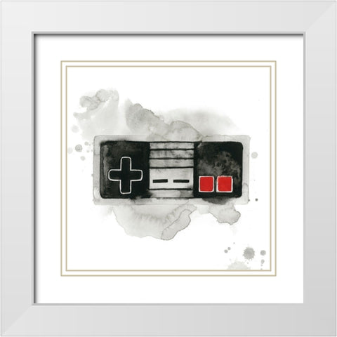 Gamer I White Modern Wood Framed Art Print with Double Matting by Popp, Grace