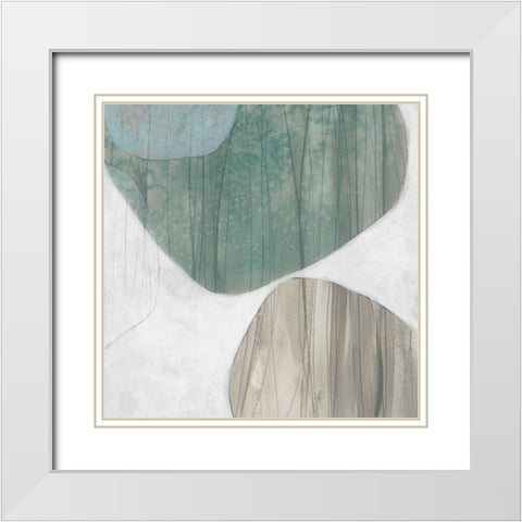 Waterstone I White Modern Wood Framed Art Print with Double Matting by Vess, June Erica