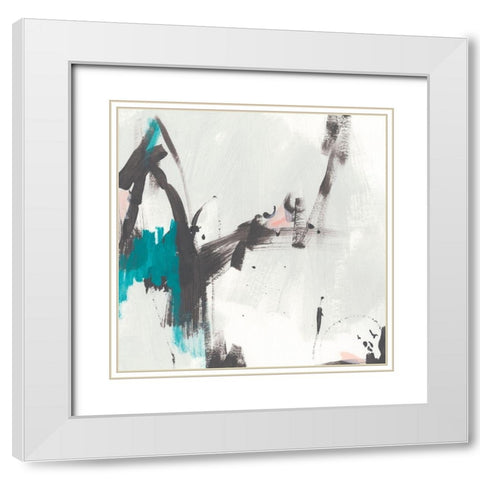 Extant I White Modern Wood Framed Art Print with Double Matting by Vess, June Erica