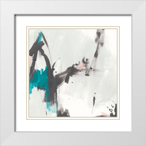 Extant I White Modern Wood Framed Art Print with Double Matting by Vess, June Erica