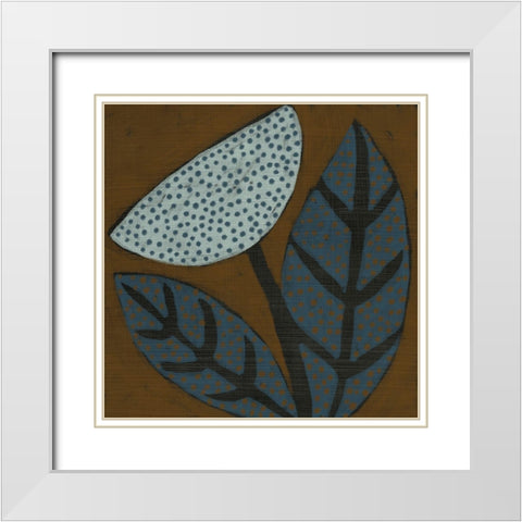 Cacao III White Modern Wood Framed Art Print with Double Matting by Zarris, Chariklia