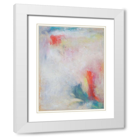 Tangled in Delight II White Modern Wood Framed Art Print with Double Matting by Contacessi, Julia