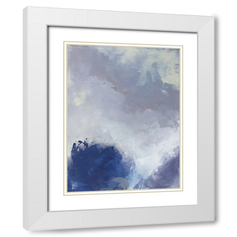 Sugar Plum Dust I White Modern Wood Framed Art Print with Double Matting by Contacessi, Julia