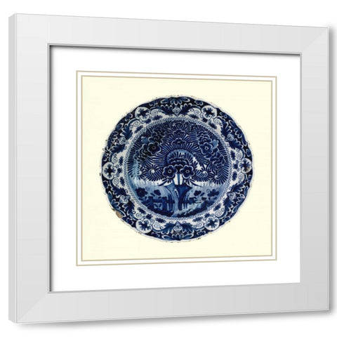 Embellished Earthenware I White Modern Wood Framed Art Print with Double Matting by Vision Studio