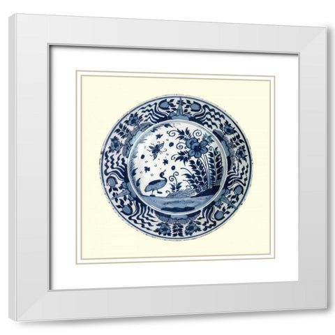 Embellished Earthenware III White Modern Wood Framed Art Print with Double Matting by Vision Studio