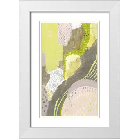 Sun Fleck I White Modern Wood Framed Art Print with Double Matting by Popp, Grace