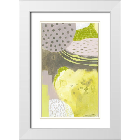 Sun Fleck II White Modern Wood Framed Art Print with Double Matting by Popp, Grace
