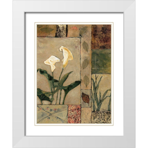 Natures Bounty I White Modern Wood Framed Art Print with Double Matting by Bagnato, Judi