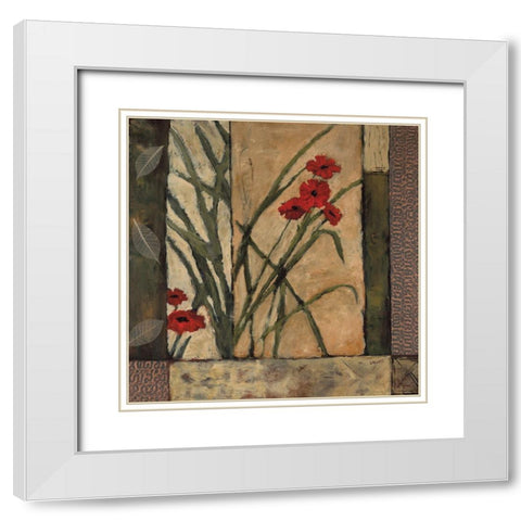 Natures Bounty VI White Modern Wood Framed Art Print with Double Matting by Bagnato, Judi