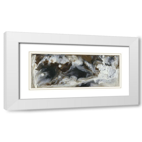Transmutation VIII White Modern Wood Framed Art Print with Double Matting by Bramma, Lila