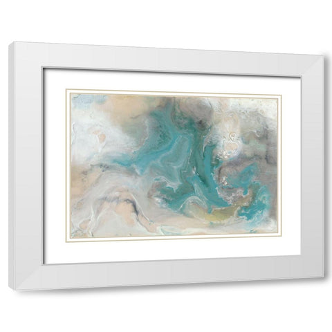 Light Born Spirit I White Modern Wood Framed Art Print with Double Matting by Bramma, Lila