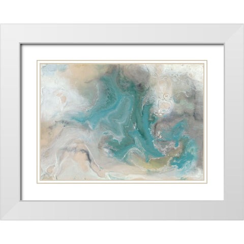 Light Born Spirit I White Modern Wood Framed Art Print with Double Matting by Bramma, Lila