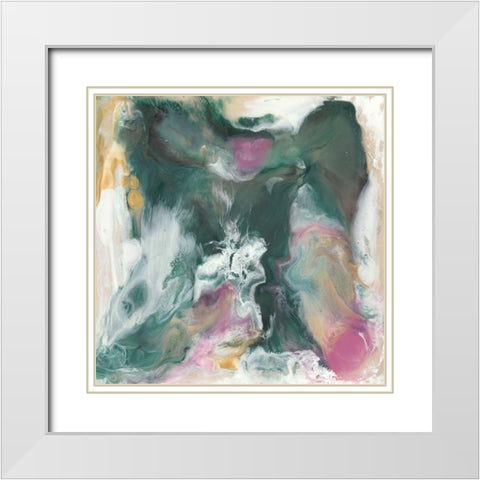 Light Born Spirit II White Modern Wood Framed Art Print with Double Matting by Bramma, Lila