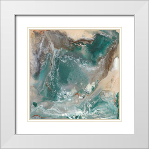 Light Born Spirit III White Modern Wood Framed Art Print with Double Matting by Bramma, Lila