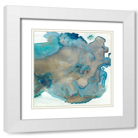 Align with Life II White Modern Wood Framed Art Print with Double Matting by Bramma, Lila