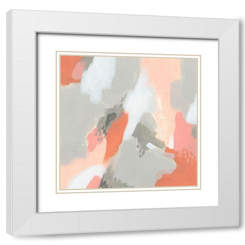 Aymara I White Modern Wood Framed Art Print with Double Matting by Vess, June Erica