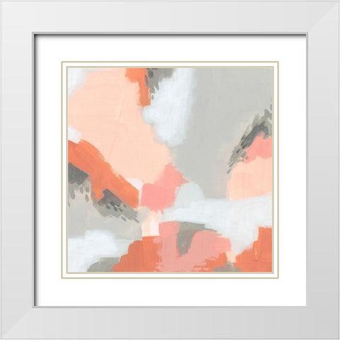 Aymara III White Modern Wood Framed Art Print with Double Matting by Vess, June Erica